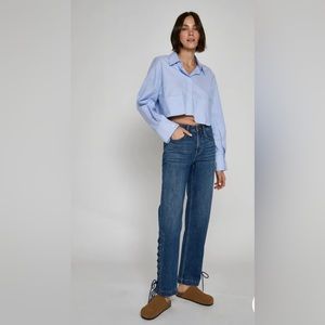 Oliver Logan Lace Up Jeans